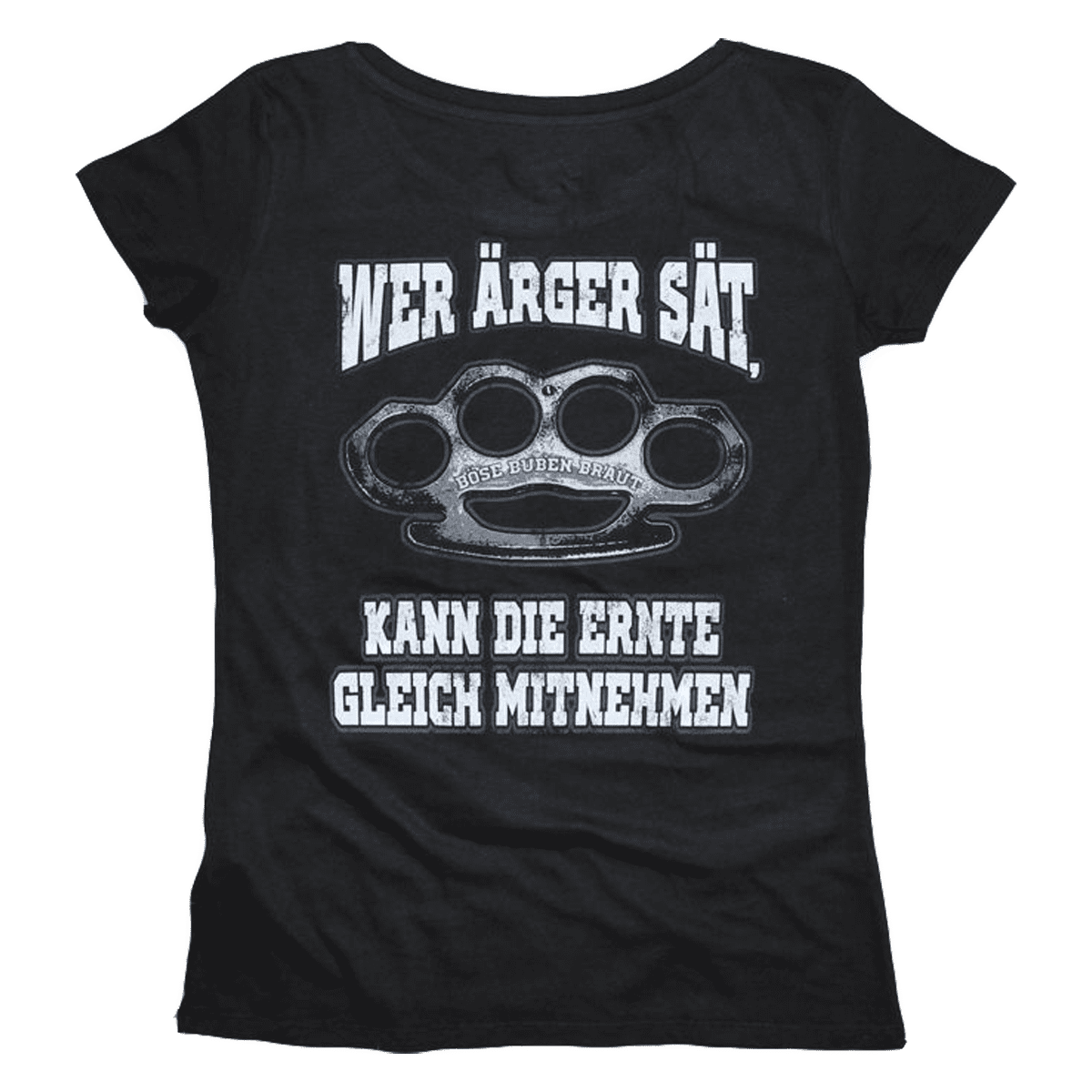 Braut Girlie Shirt - Wir rufen nicht die Polizei