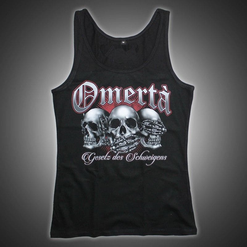 Omertà Tank Top - 3 Skulls