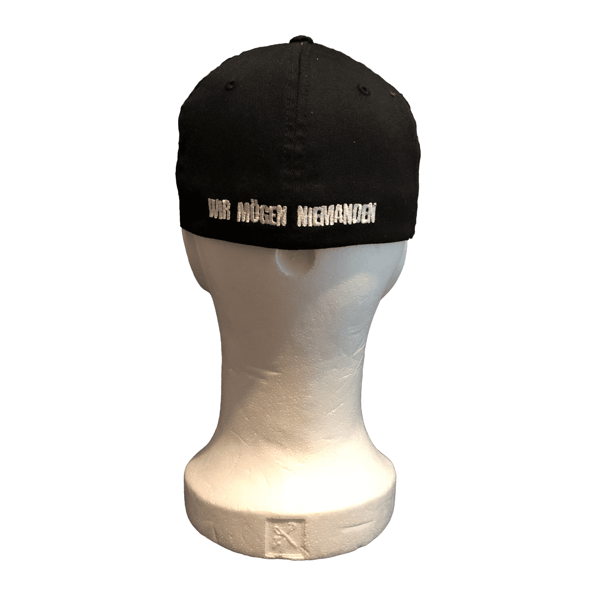 Flexfit Cap - Wir mögen niemanden - Schwarz