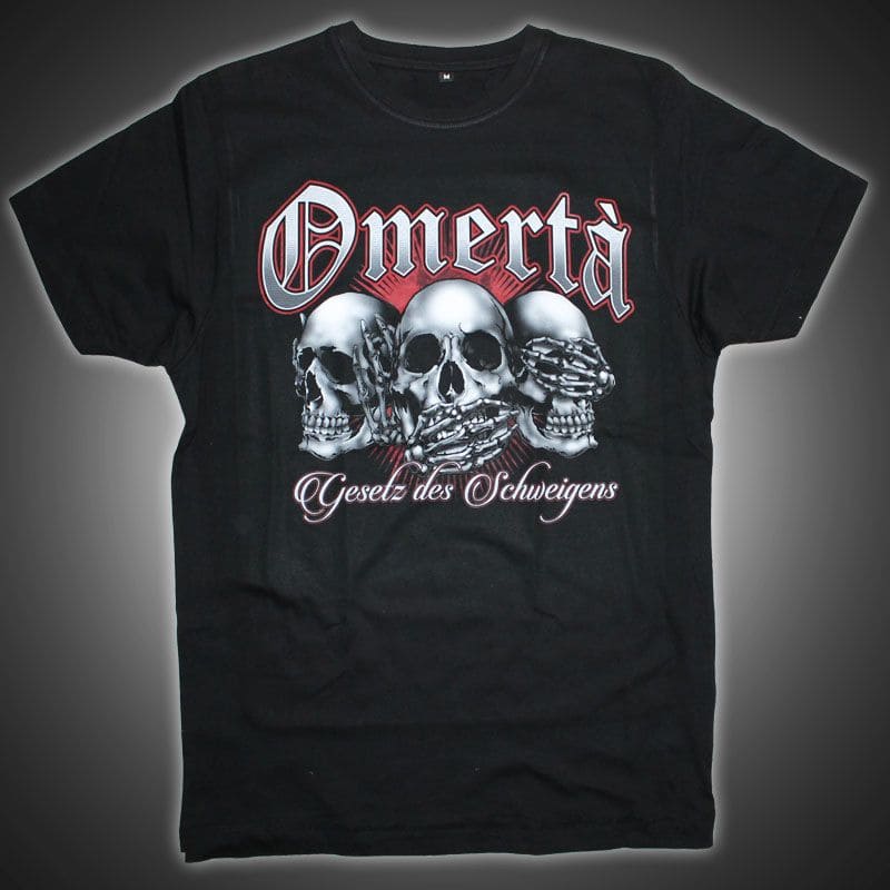 Omertà Shirt - 3 Skulls