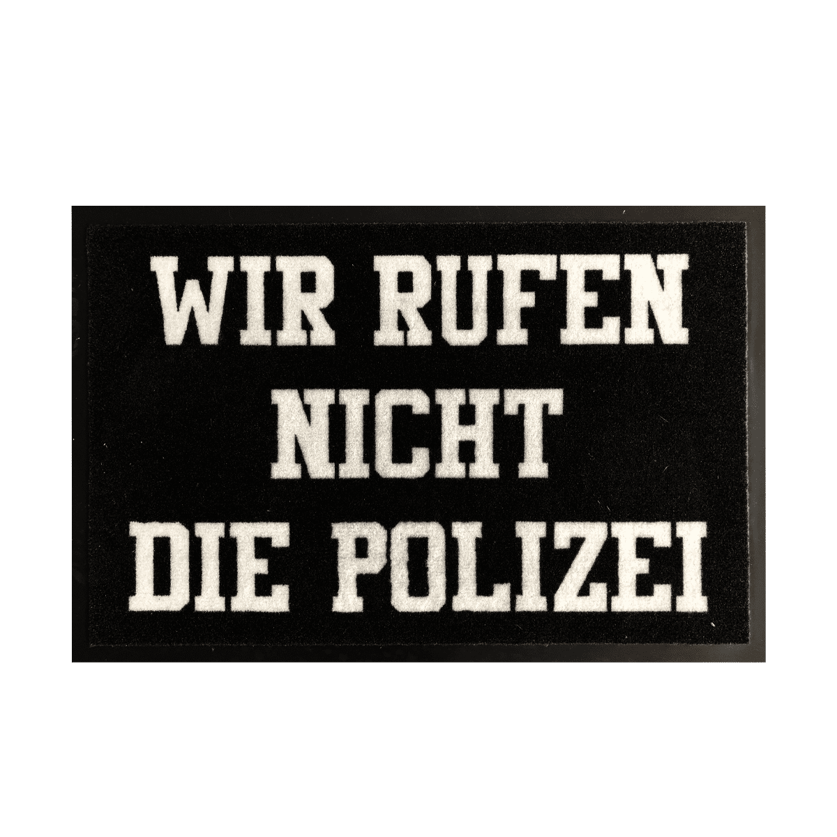 Fußmatte - Polizei