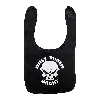Böse Buben Braut Baby Latz - Logo - schwarz