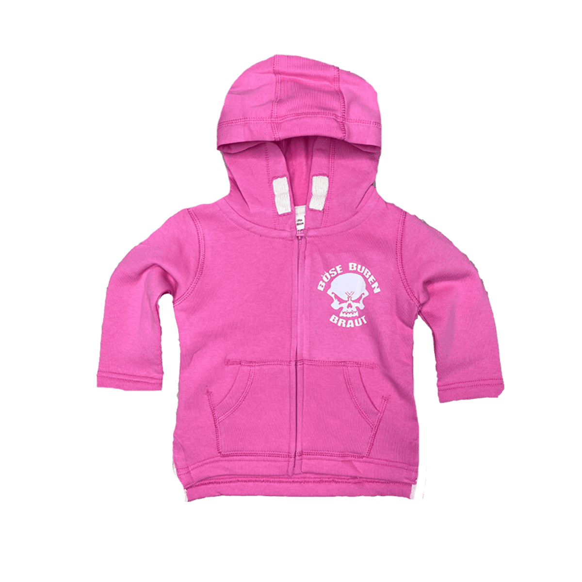 Kids Sweatjacke Braut PINK/Schwarz