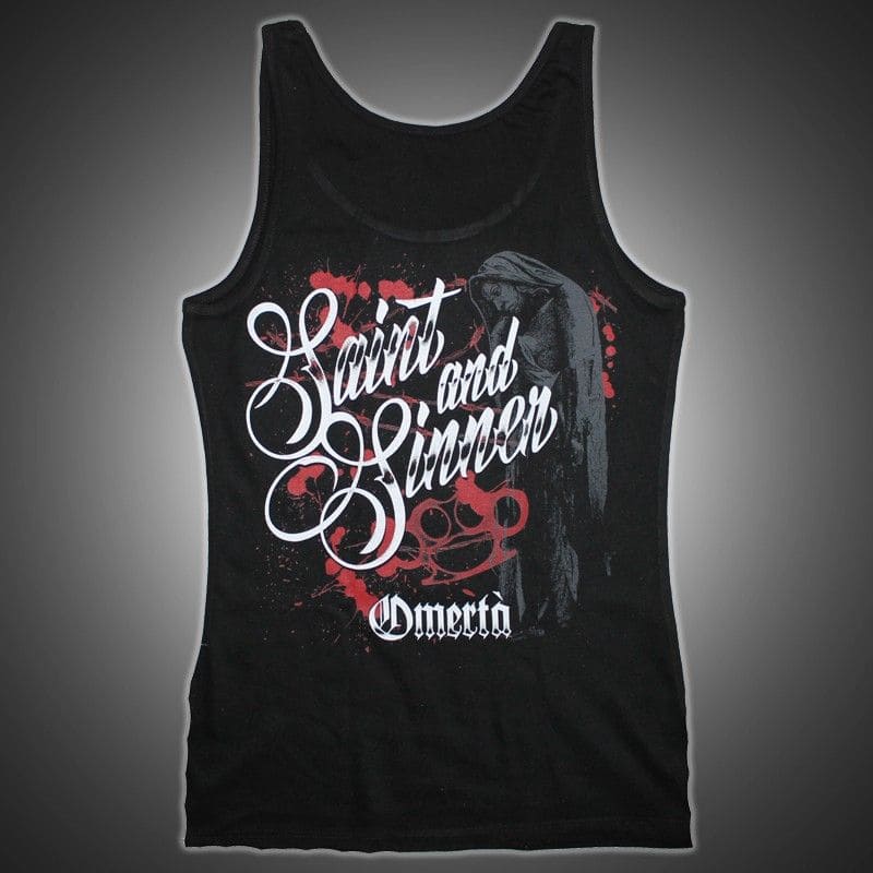 Omertà Tank Top - Saint and Sinner