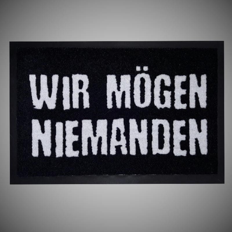 Böse Buben Club Fußmatte - Wir mögen niemanden