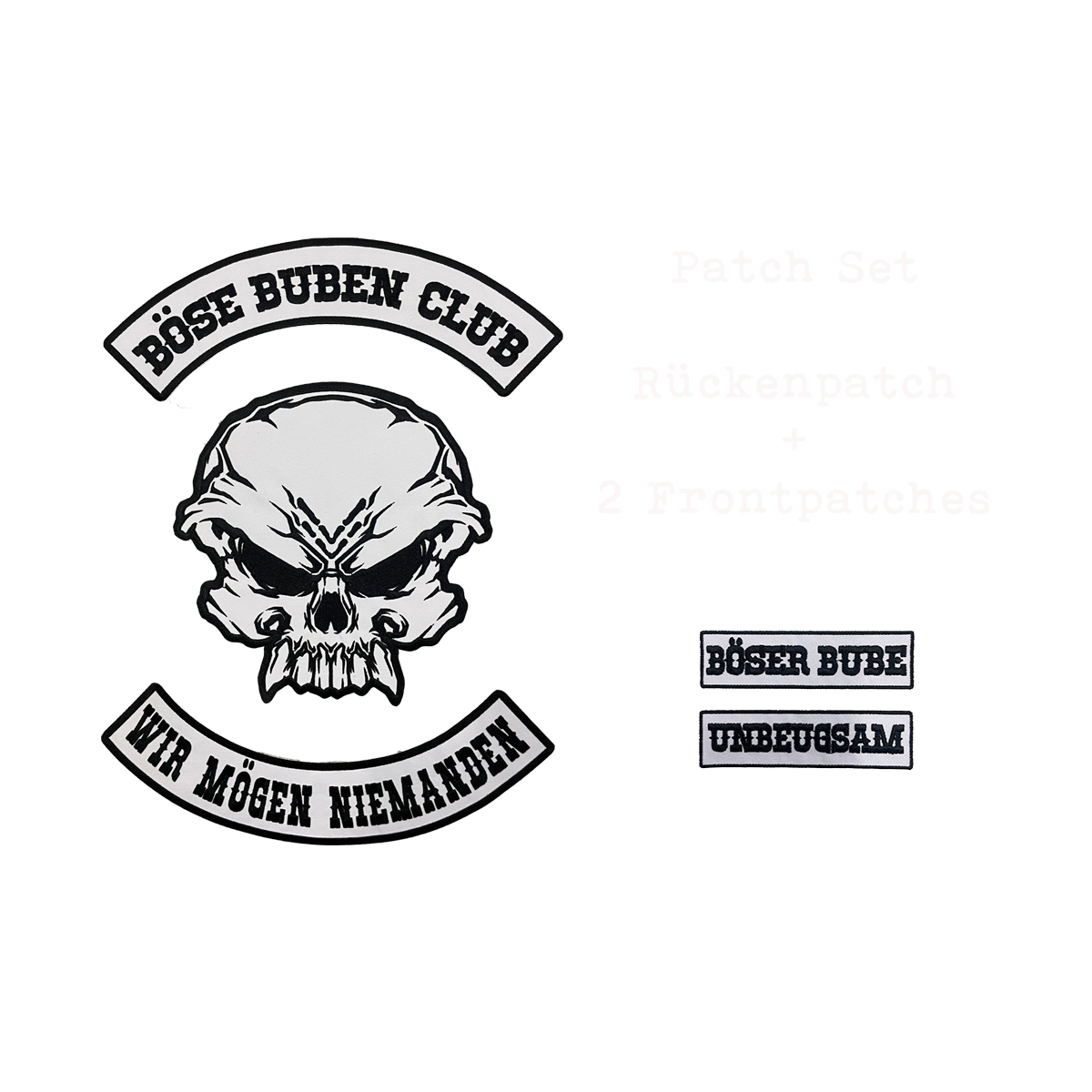 Rückenpatch Set