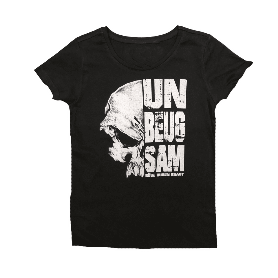 Braut Girlie Shirt - Skull