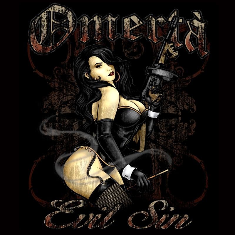 Omertà Shirt - Evil Sin Vintage