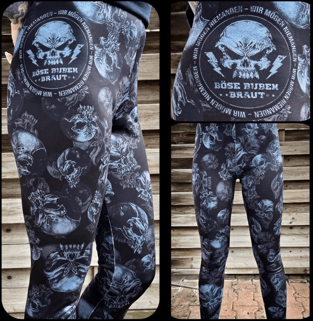 Braut Leggings - Skulls