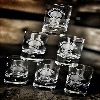 Schnaps Glas Logo Bube
