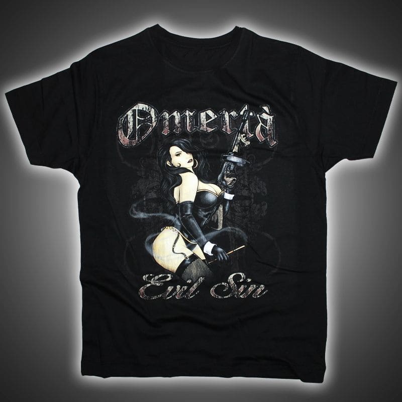 Omertà Shirt - Evil Sin Vintage