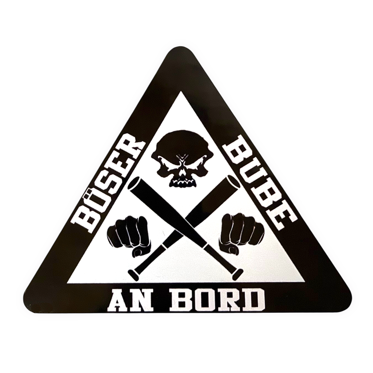 Aufkleber - Böser Bube an Bord