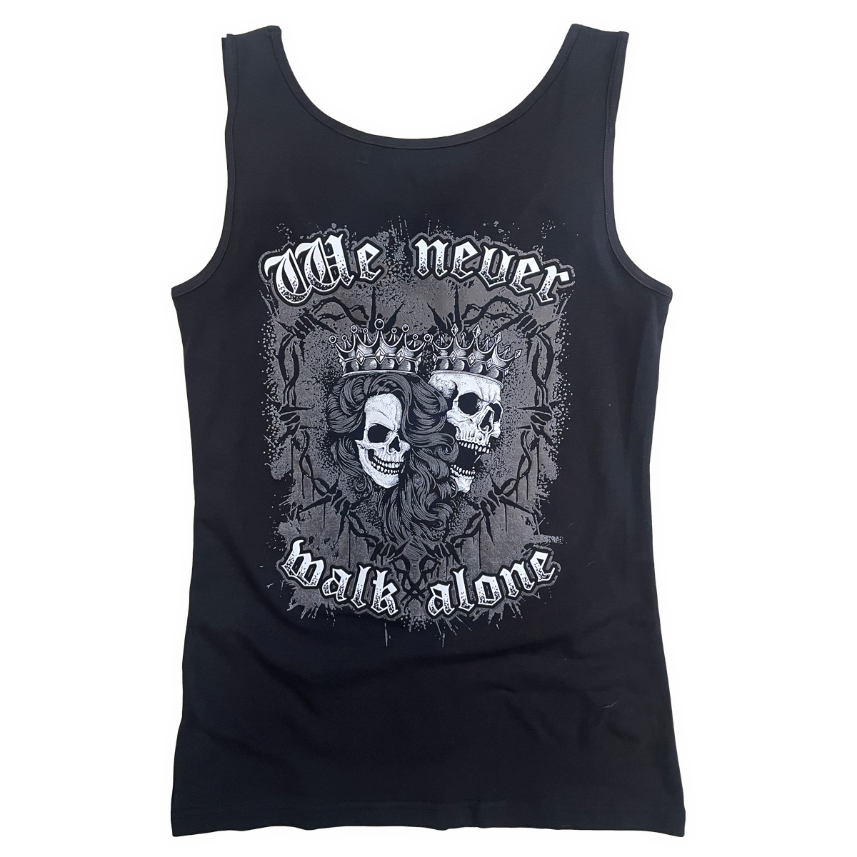 Girlie Tank Top - We never walk alone