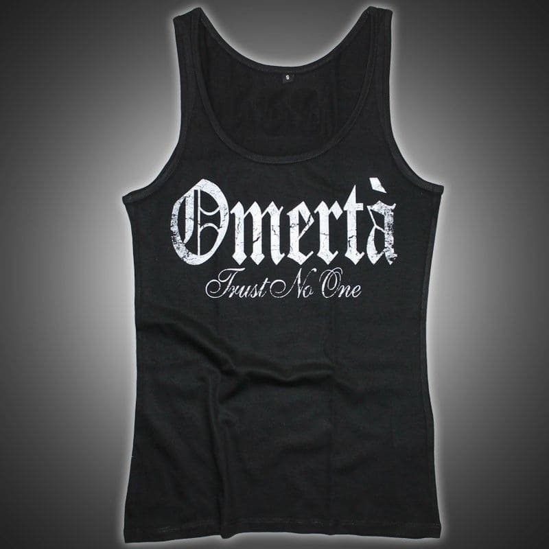 Omertà Tank Top - Schriftzug