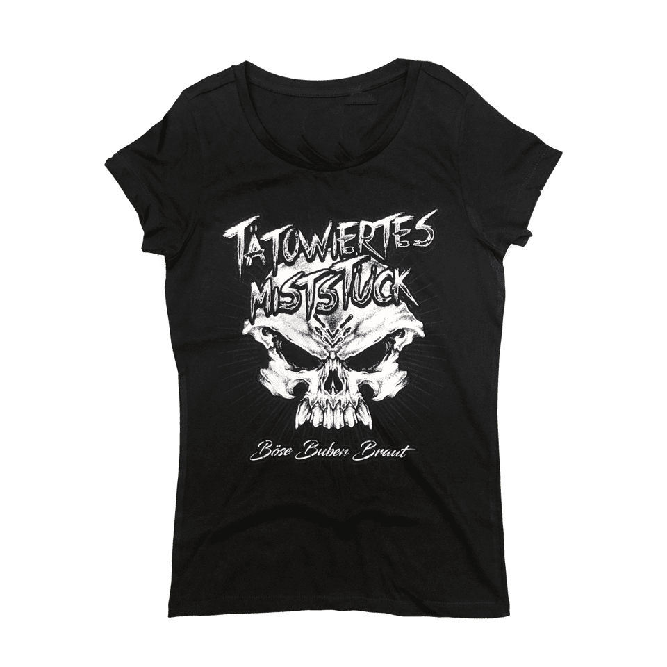 Braut Girlie Shirt - Tätowiertes Miststück 3 Varianten