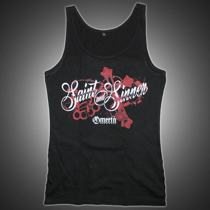 Omertà Tank Top - Saint and Sinner
