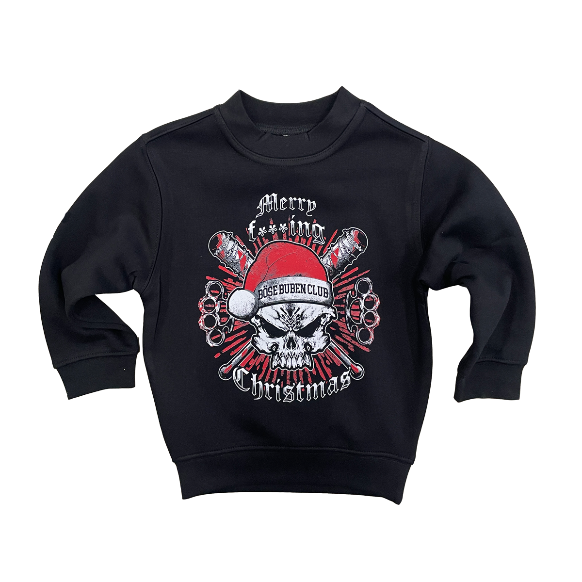 Kids Pullover Weihnachtsskull