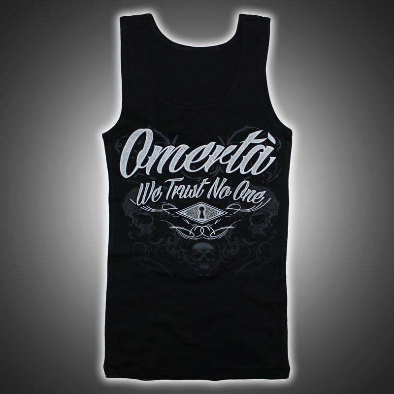 Omertà Tank Top - We Trust No One