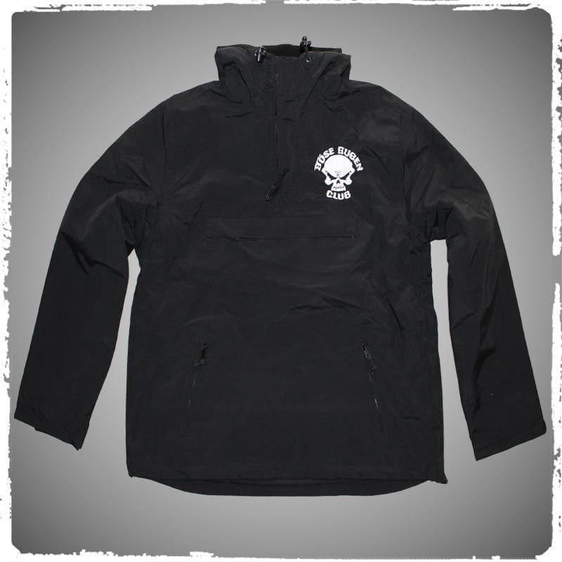 Windbreaker schwarz / Logo gestickt