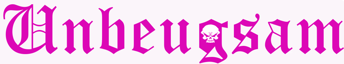 Heckscheibenaufkleber - Unbeugsam Pink/Weiss