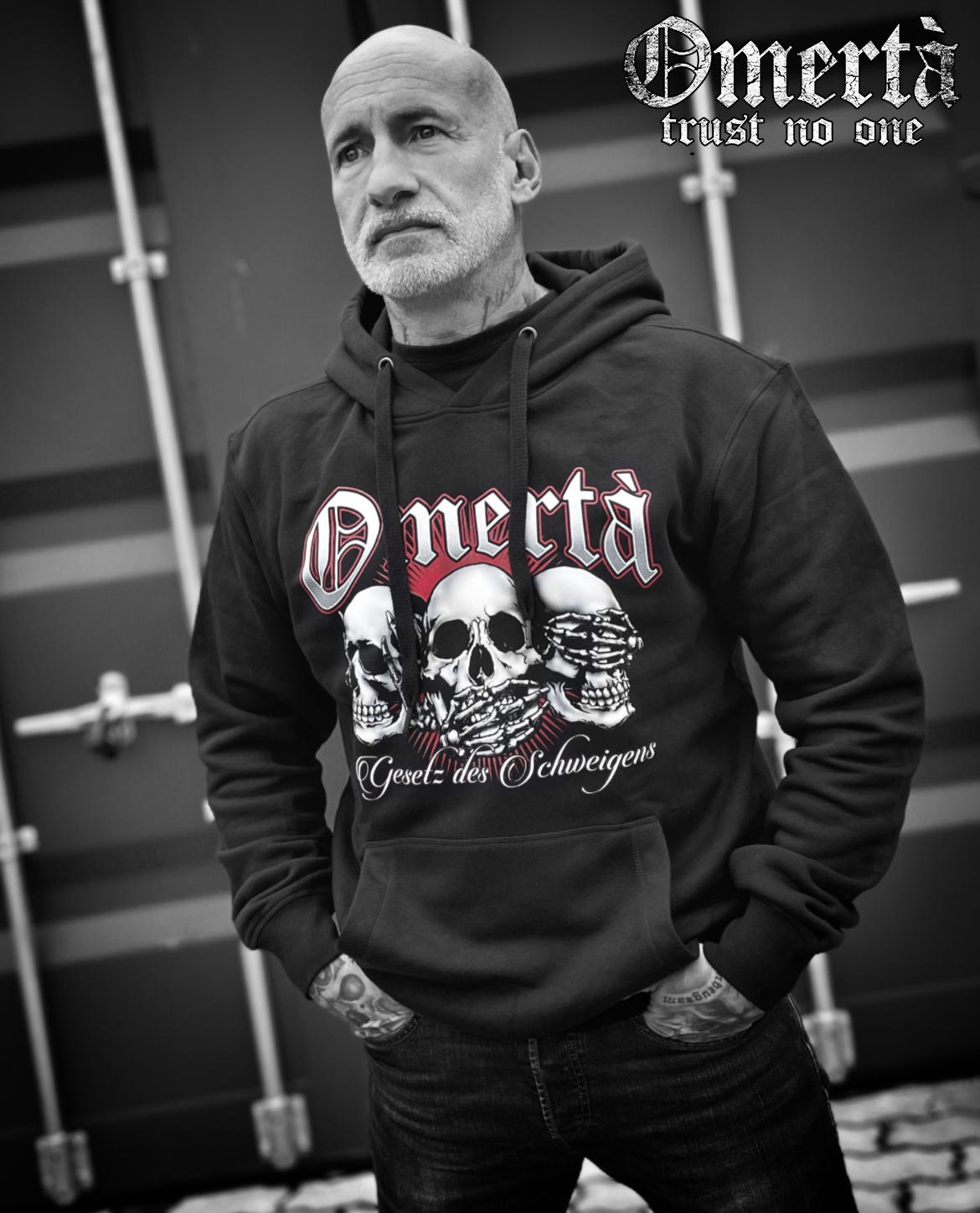 Omertà - Hoodie 3Skulls