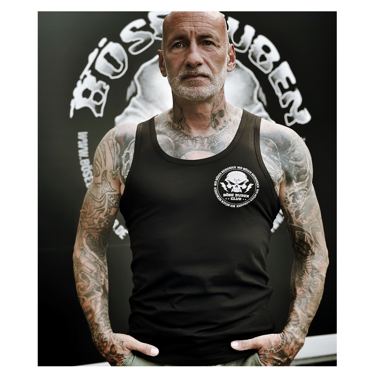 Männer Tank Top - Logo Blitz