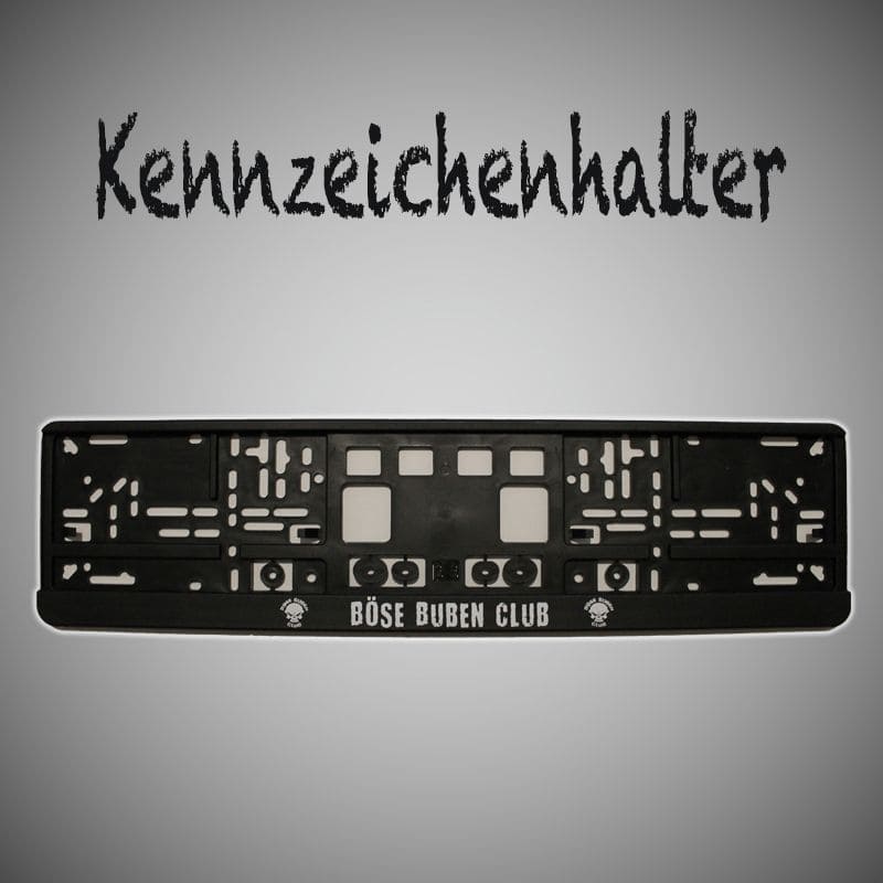 Kennzeichenhalter - Böse Buben Club