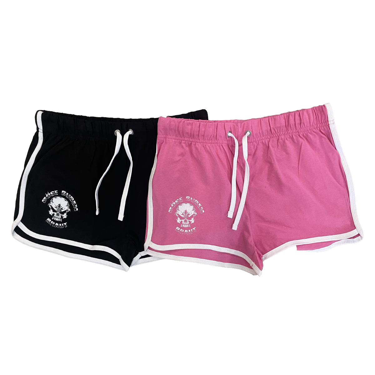 Braut Retro Shorts Vintage Logo Pink/Schwarz
