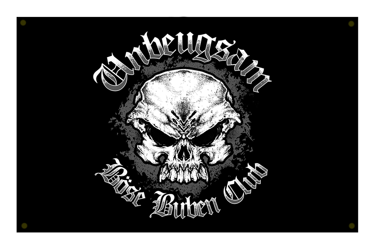 Fahne Unbeugsam