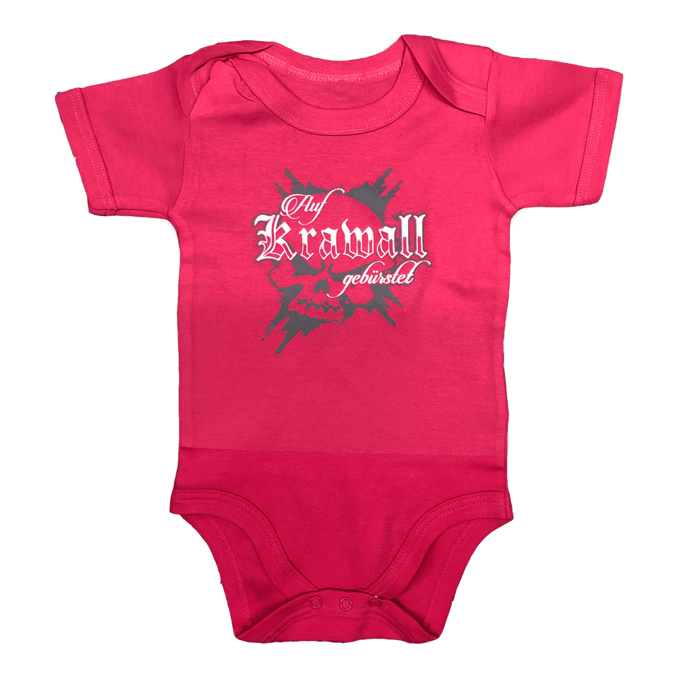 Böse Buben Club Baby Body - Krawall - pink