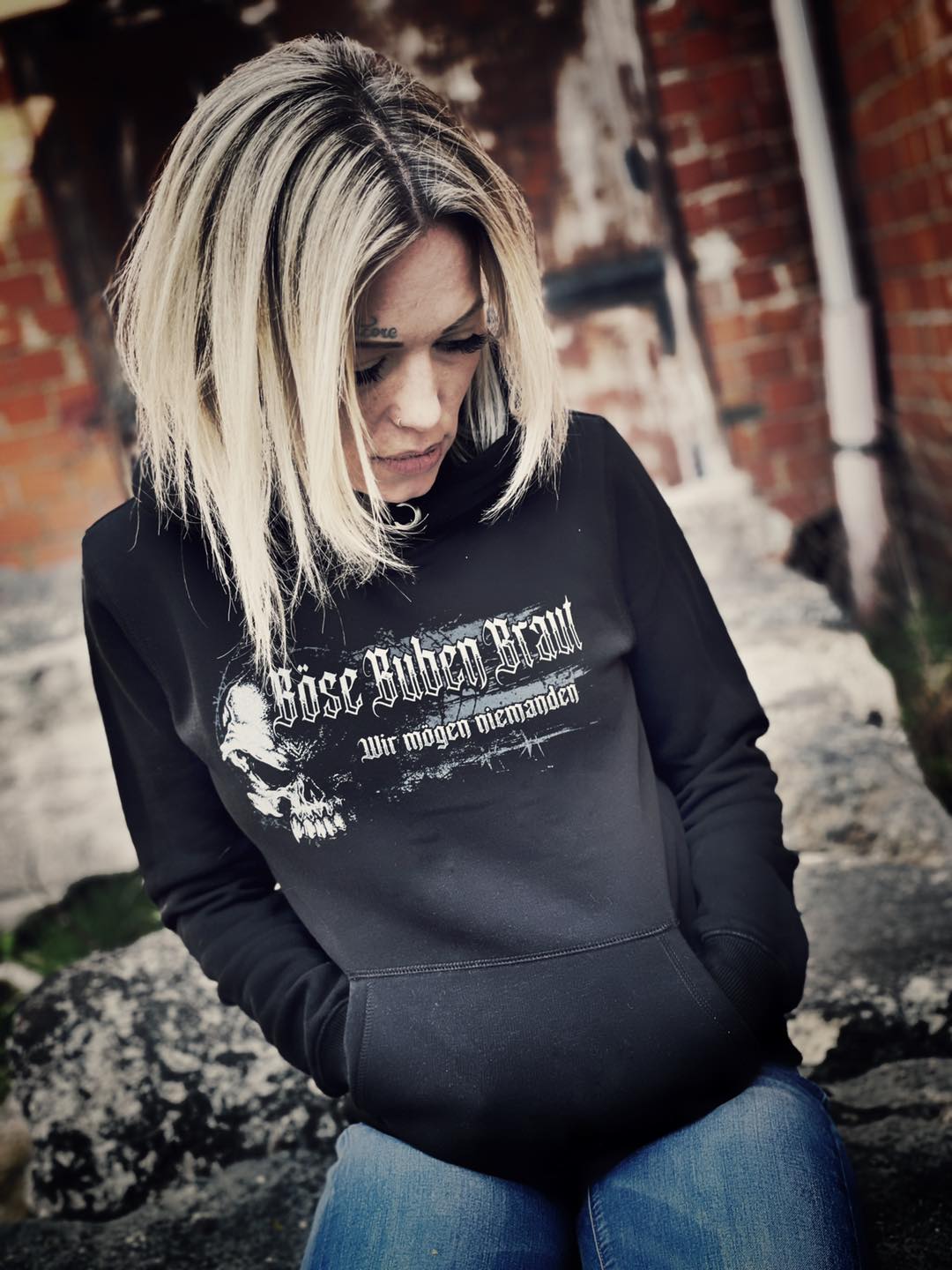 Braut Hoodie mit Kapuze - Misanthrop